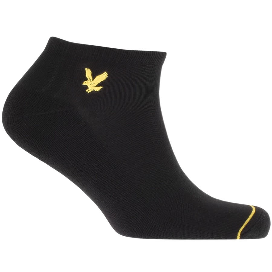 Alternative Image for ProductLyle And Scott Three Pack Trainer Socks Black2